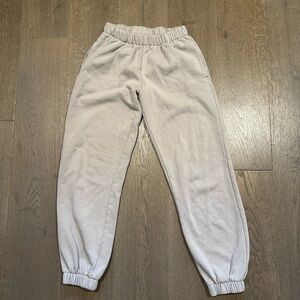 Brandy Melville Cream Sweatpants
